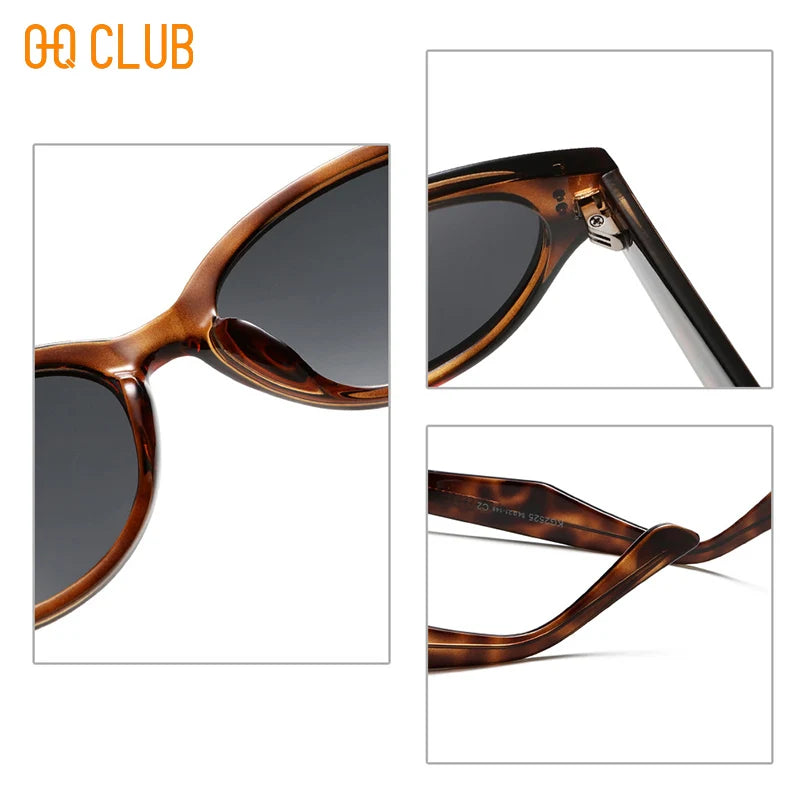 O-Q CLUB Women's Sunglasses Eyepieces Sunglass Woman Men Sun Glasses in Trend Luxury Brands High Quality Zonnebril Dames Lunette