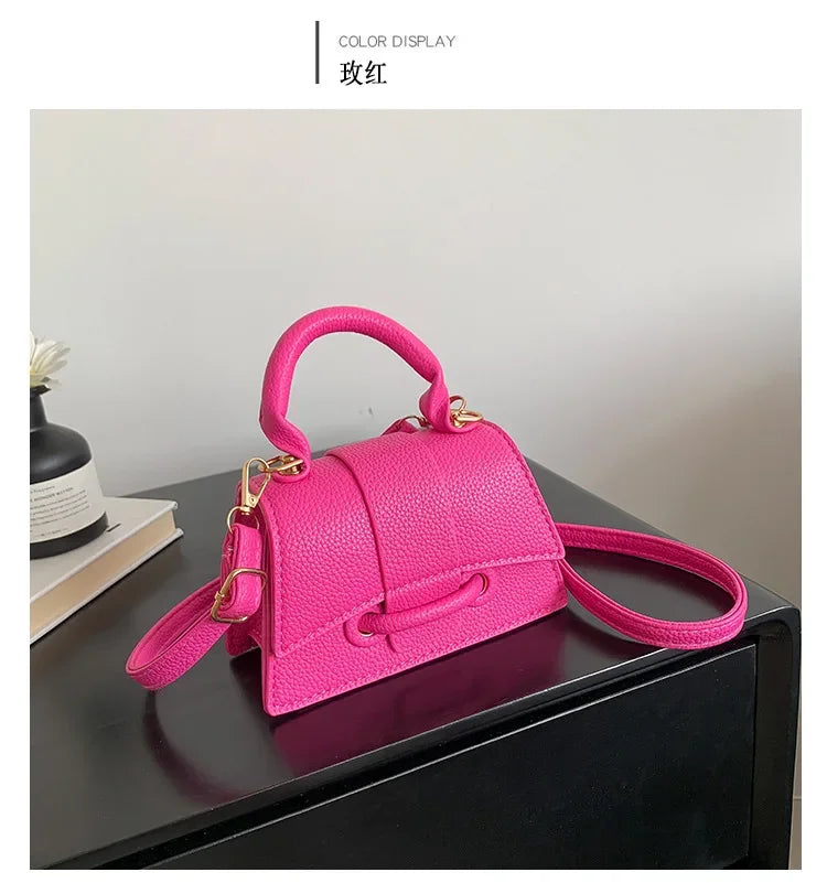 Trend Shoulder Bags Womens Solid Advanced Crossbody Bag Shoulder Clutch Bag Fashion Mini Purse Shopping Cosmetic Storage Handbag