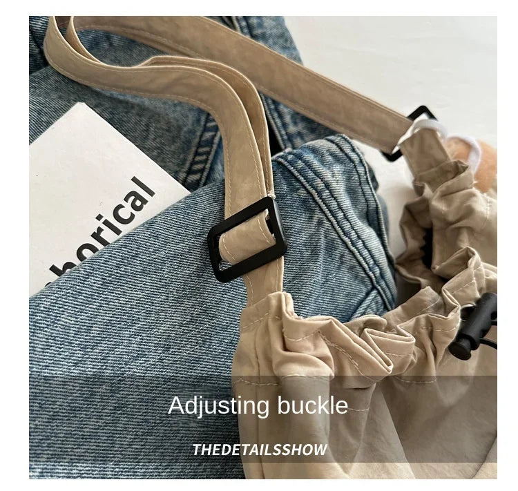 New Large Capacity Versatile Shoulder Bag for Women's Summer Popular Lightweight Shoulder Crossbody Bag Minimalist Tote Handbag