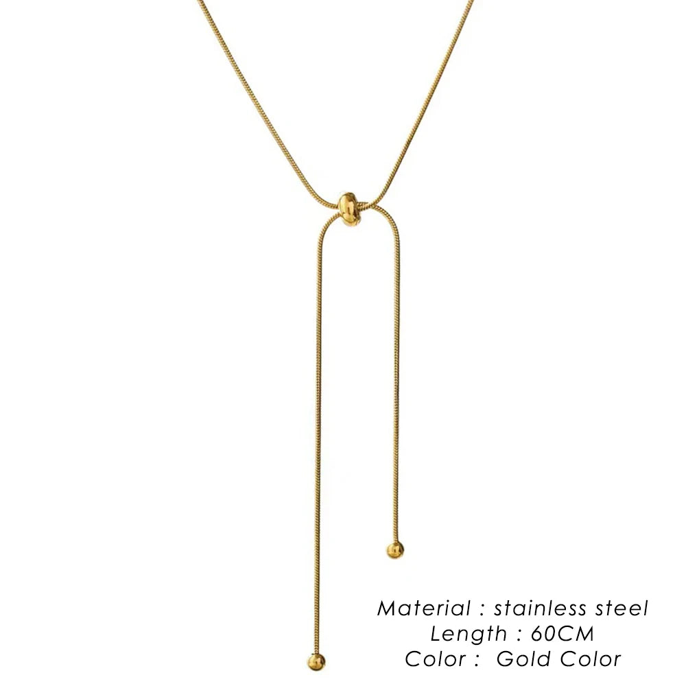 SUNIBI Fashion Stainless Steel Necklace for Woman Personality Infinity Cross Pendant Gold Color Necklaces on Neck Women Jewelry
