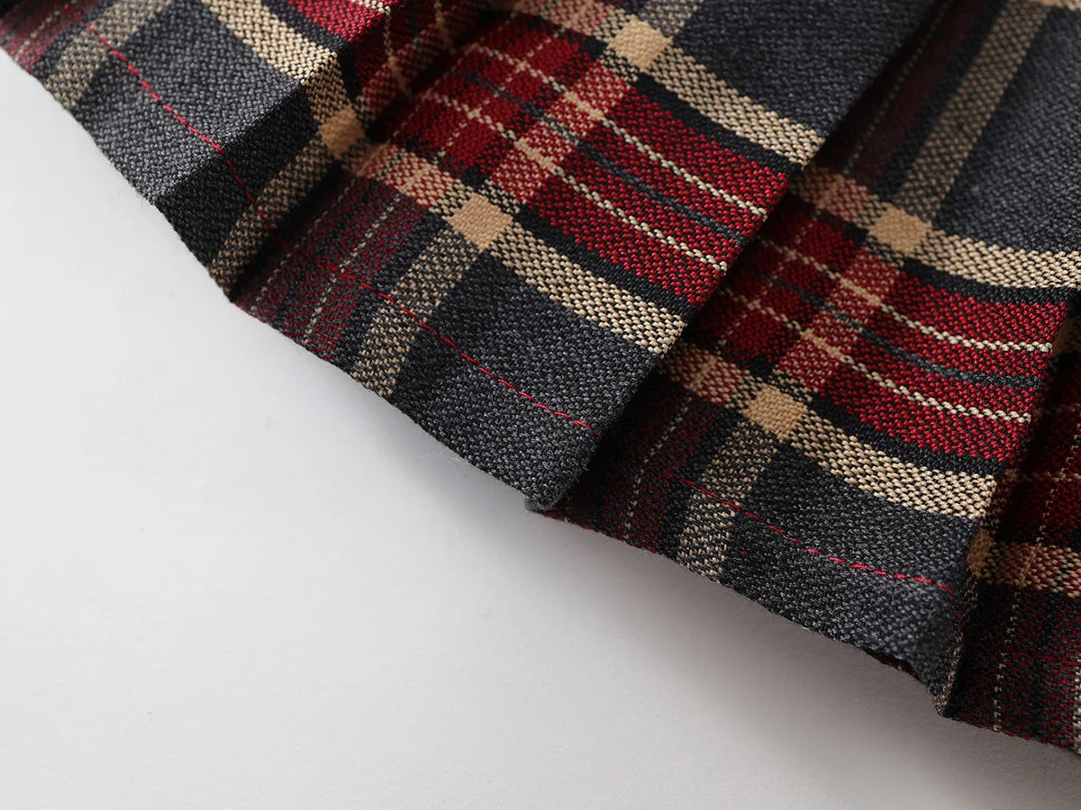 Summer Children Girls Pleated Skirts Elastic Waist Infant Babys Girls Skirts British Style Kids Girls Dress Casual Belle Skirts