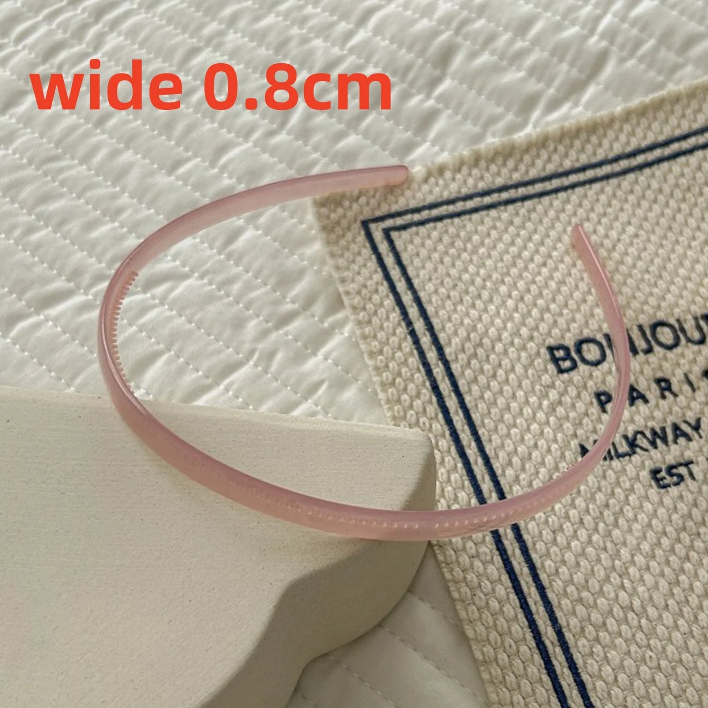 Plastic Translucent Hair Head Hoop Band Headband Women Hairband for girls Non-slip Tooth Hair Bands Headwear Hair Accessories
