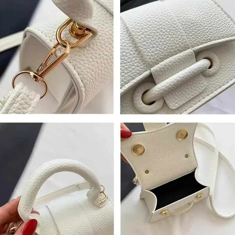 Trend Shoulder Bags Womens Solid Advanced Crossbody Bag Shoulder Clutch Bag Fashion Mini Purse Shopping Cosmetic Storage Handbag