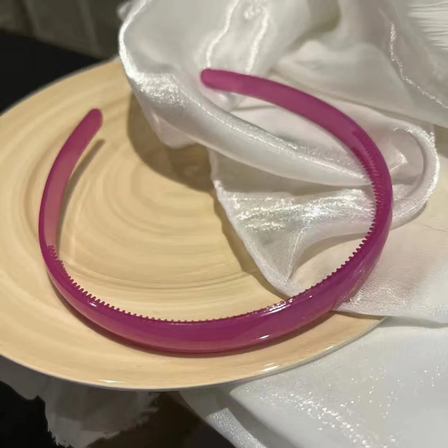 Plastic Translucent Hair Head Hoop Band Headband Women Hairband for girls Non-slip Tooth Hair Bands Headwear Hair Accessories