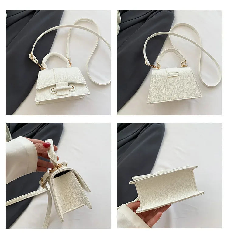 Trend Shoulder Bags Womens Solid Advanced Crossbody Bag Shoulder Clutch Bag Fashion Mini Purse Shopping Cosmetic Storage Handbag