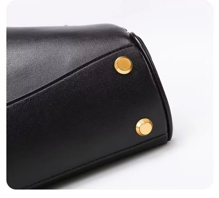 Woman Bags 2025 Luxury Brand Rodeo Spring Autumn Genuine Leather Women Totes Commute Gold Buckle Women Shoulder HandBags