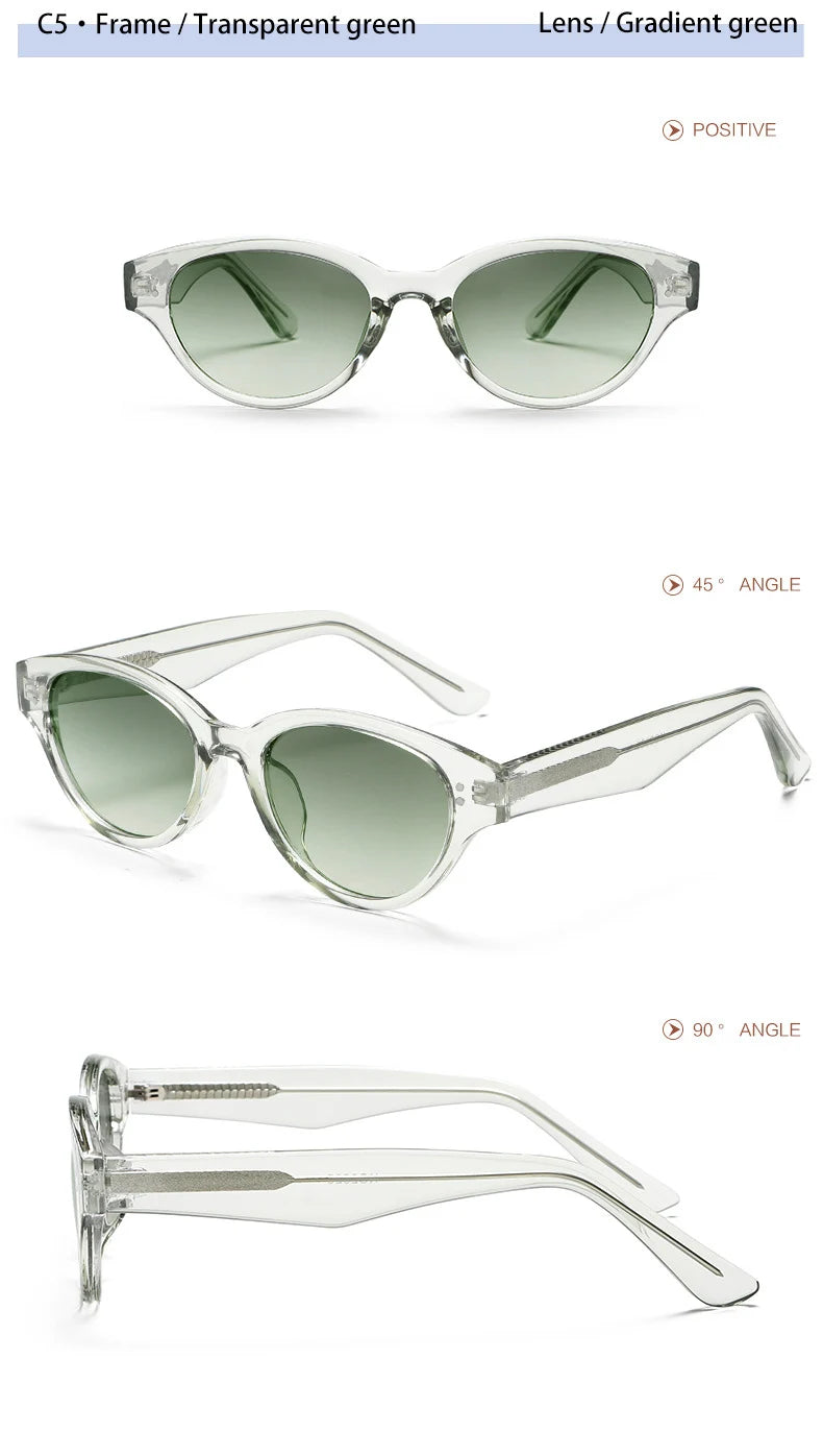 O-Q CLUB Women's Sunglasses Eyepieces Sunglass Woman Men Sun Glasses in Trend Luxury Brands High Quality Zonnebril Dames Lunette