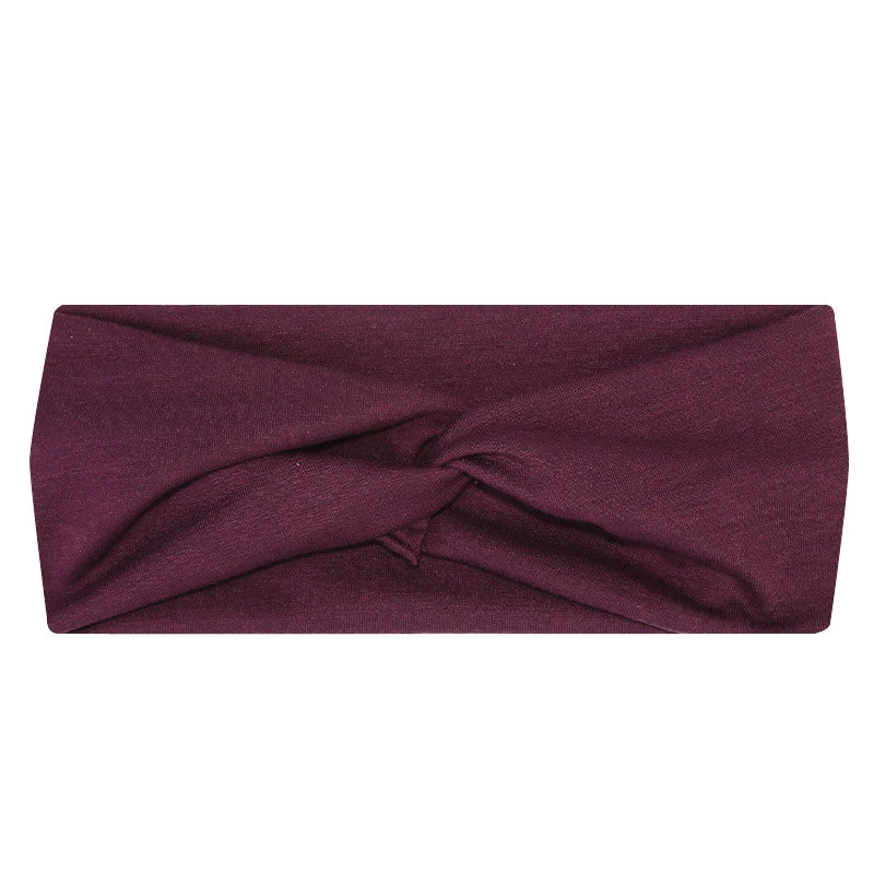Pilates Elastic Hair Bands Yoga Headband Running Cycling Sweatband Turban Makeup Hair Hoop Makeup Headwrap Women