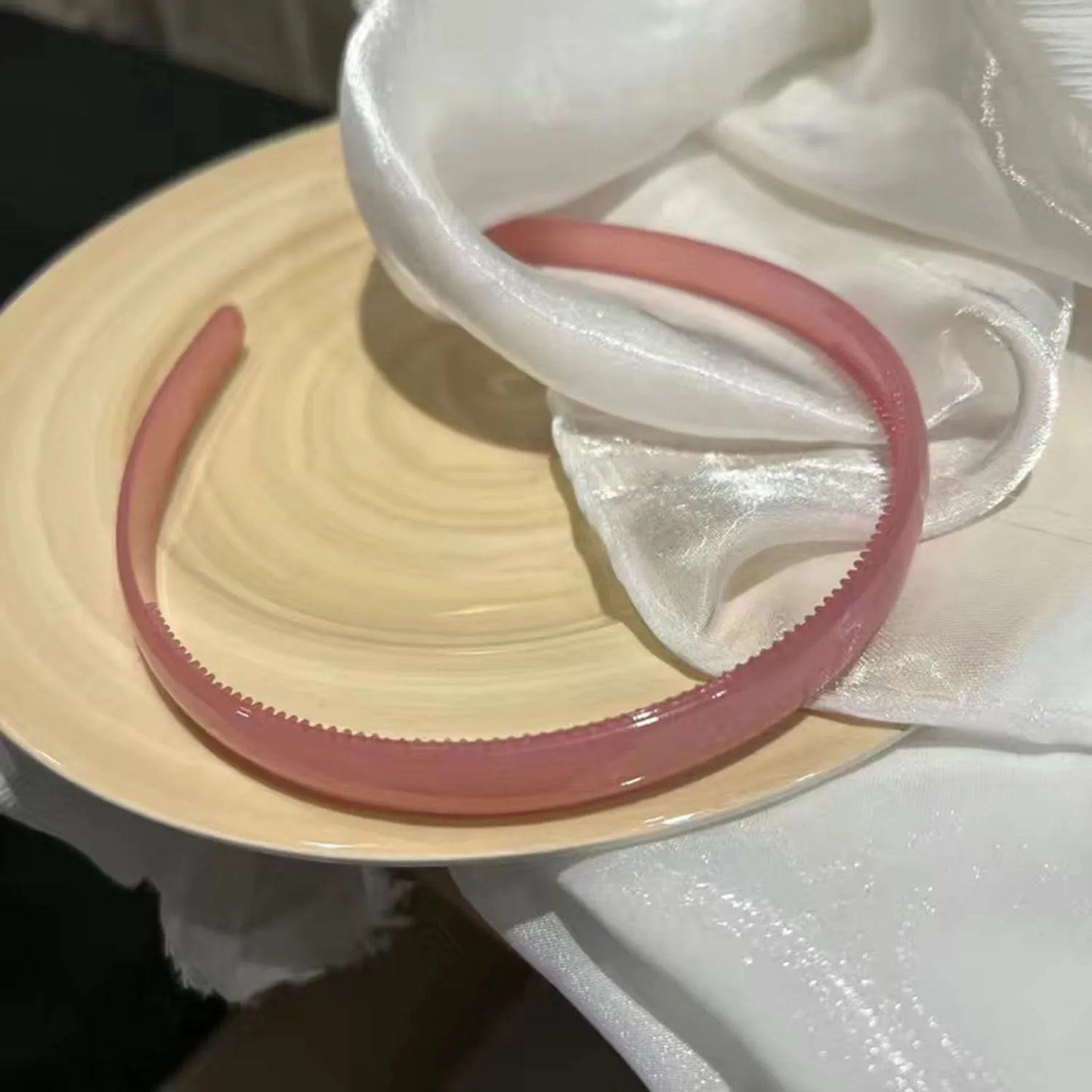 Plastic Translucent Hair Head Hoop Band Headband Women Hairband for girls Non-slip Tooth Hair Bands Headwear Hair Accessories