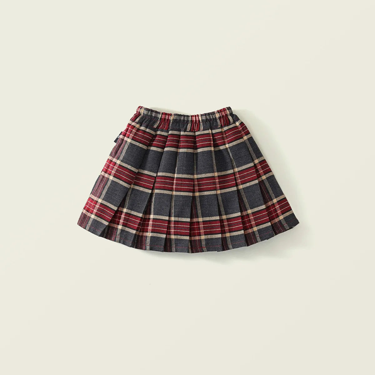 Summer Children Girls Pleated Skirts Elastic Waist Infant Babys Girls Skirts British Style Kids Girls Dress Casual Belle Skirts