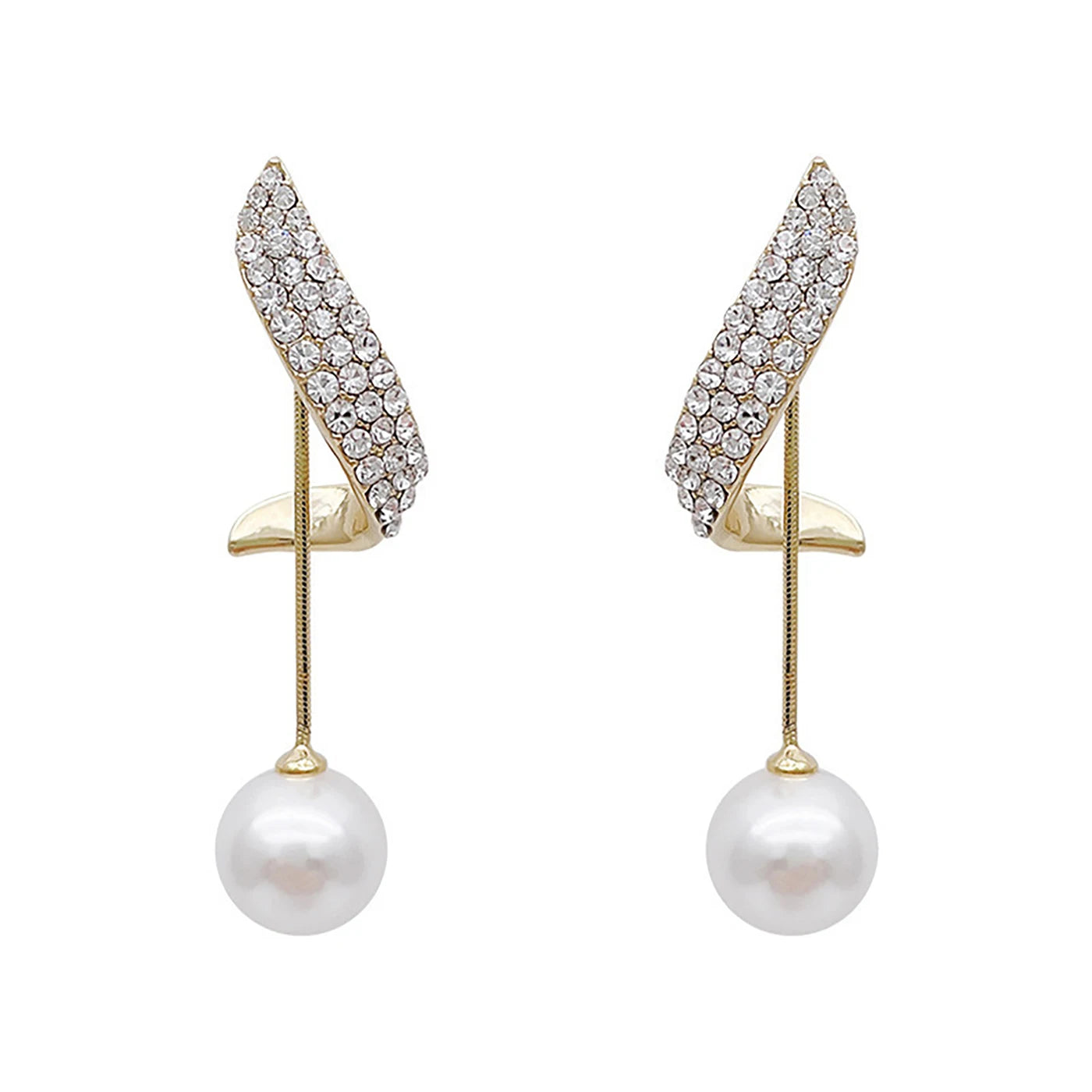 2 Pieces Of Women's Trendy And Elegant Pearl Tassel Earrings, Outdoor Travel, Carnival, Party, Holiday Dressing Gifts -SMT034