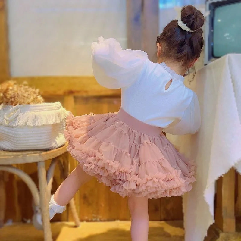 Baby Girl Princess Skirt Thud Skirt Girls Skirt Soft Gauze Skirt Mesh Cake Skirt