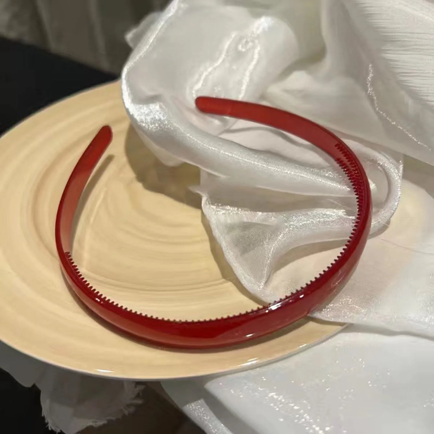 Plastic Translucent Hair Head Hoop Band Headband Women Hairband for girls Non-slip Tooth Hair Bands Headwear Hair Accessories