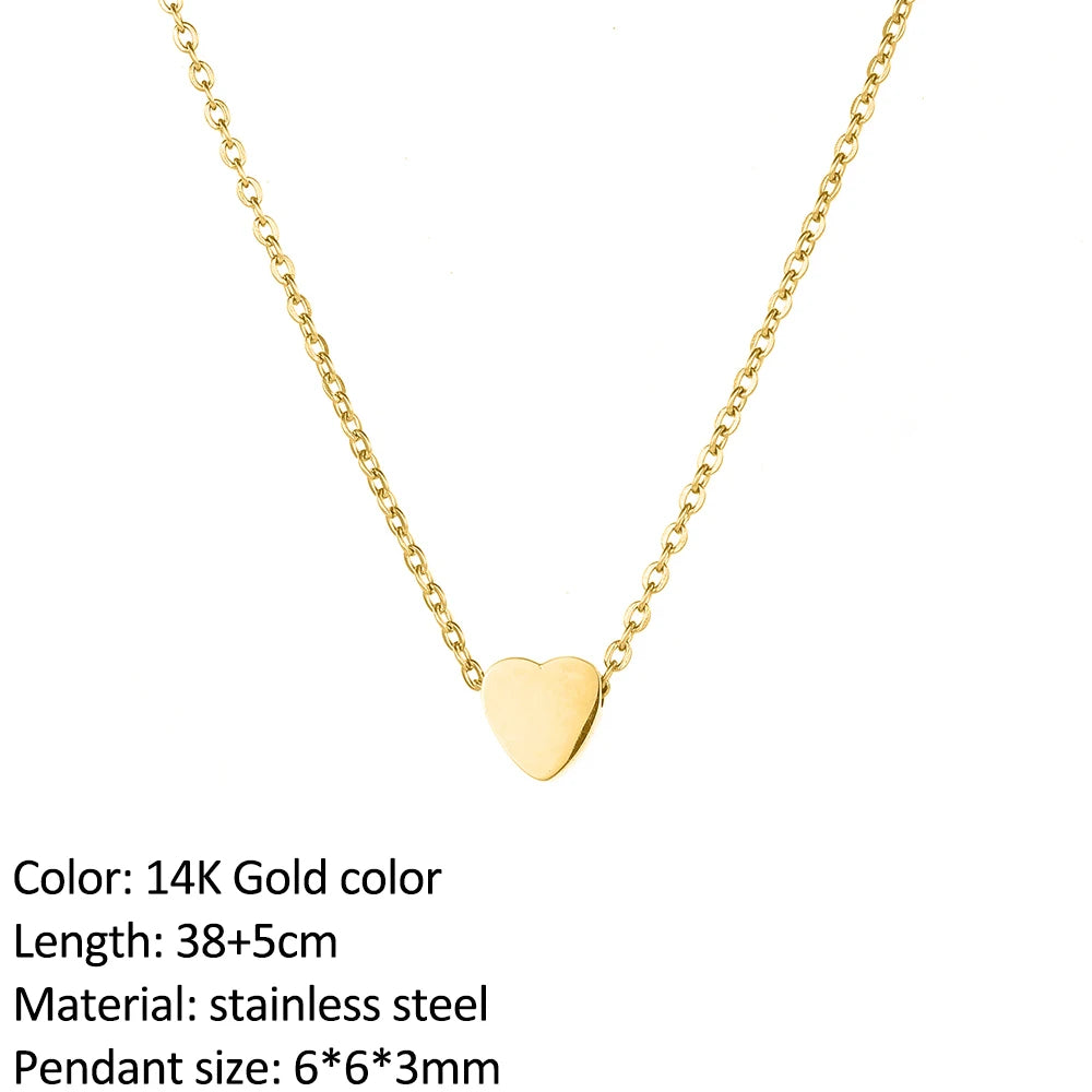 SUNIBI Fashion Stainless Steel Necklace for Woman Personality Infinity Cross Pendant Gold Color Necklaces on Neck Women Jewelry