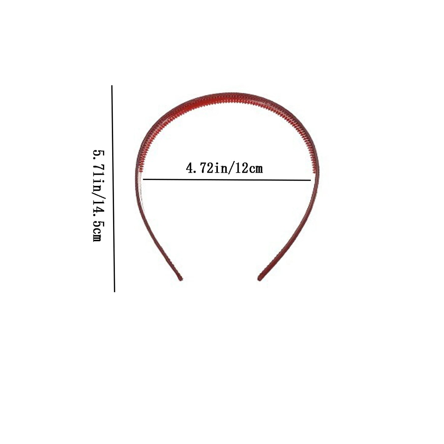 Plastic Translucent Hair Head Hoop Band Headband Women Hairband for girls Non-slip Tooth Hair Bands Headwear Hair Accessories