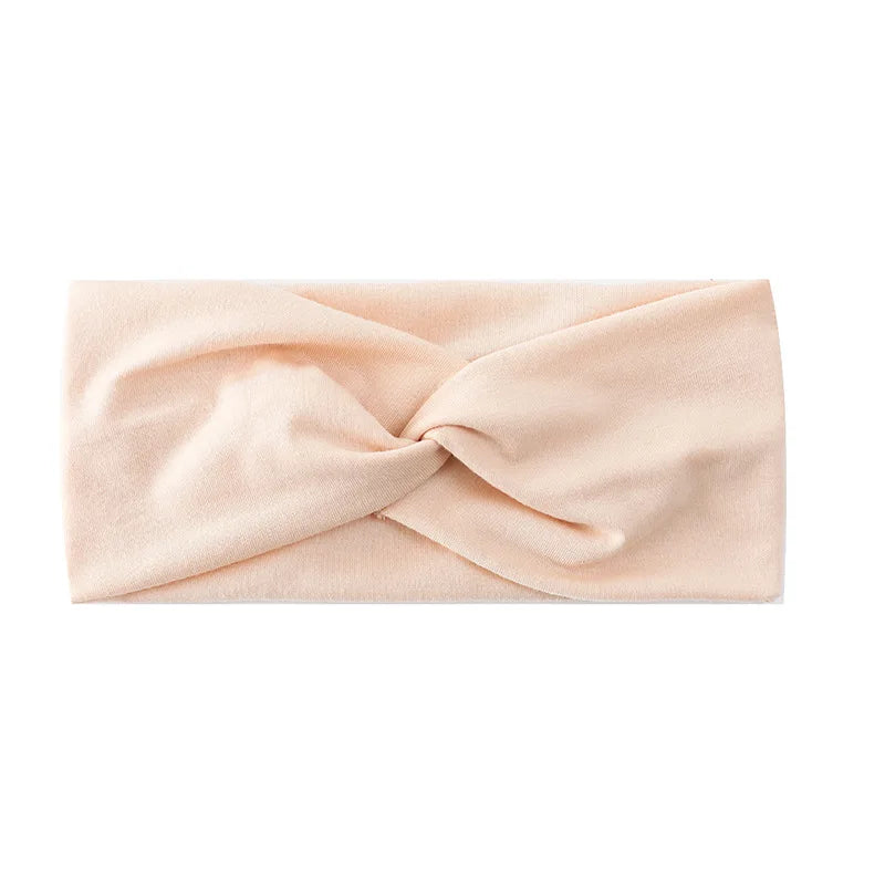Pilates Elastic Hair Bands Yoga Headband Running Cycling Sweatband Turban Makeup Hair Hoop Makeup Headwrap Women