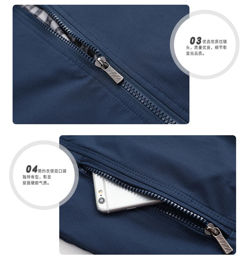 2024 Fashion Autumn Jackets Men Casual Solid Color Bomber Jacket Men New in Outwears Baseball Overcoat Clothing Men's Jacket 6XL
