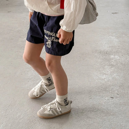 6093 Children's Pants 2025 Summer New Korean Quick-drying Shorts for Girls and Boys 1-7Year Kid's Shorts