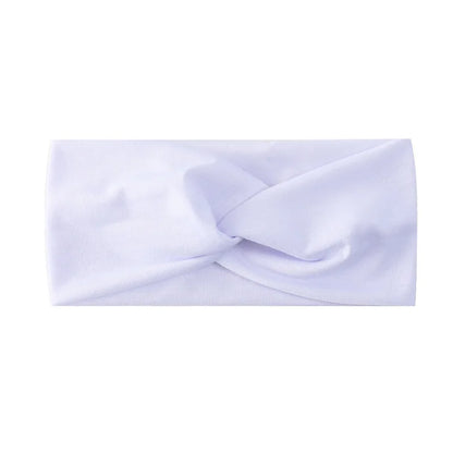 Pilates Elastic Hair Bands Yoga Headband Running Cycling Sweatband Turban Makeup Hair Hoop Makeup Headwrap Women