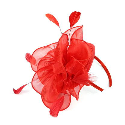 Facinators Hats for Women Headwear Cocktail Tea Party Kentucky Derby Hat Weeding Hair Accessories Feather Church Hairbands New