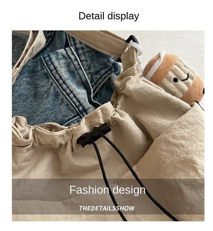 New Large Capacity Versatile Shoulder Bag for Women's Summer Popular Lightweight Shoulder Crossbody Bag Minimalist Tote Handbag