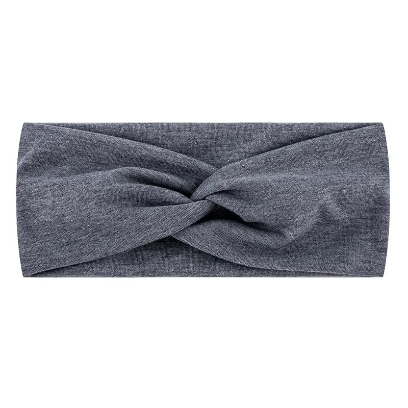 Pilates Elastic Hair Bands Yoga Headband Running Cycling Sweatband Turban Makeup Hair Hoop Makeup Headwrap Women