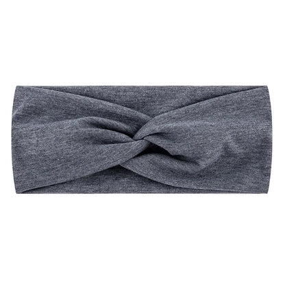 Pilates Elastic Hair Bands Yoga Headband Running Cycling Sweatband Turban Makeup Hair Hoop Makeup Headwrap Women
