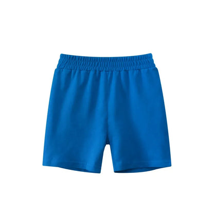 2025 Children Shorts 100% Cotton Pants Solid Color Sport Casual Knickers for 1-9 Years Kids Boys Girls