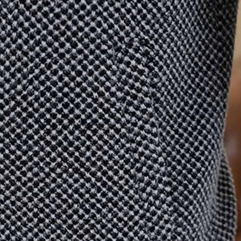 Men Jacket Solid Color Lapel Long Sleeve Men Outerwear Thickened Plush Lining Single-Breasted Casual Coat For Autumn Winter