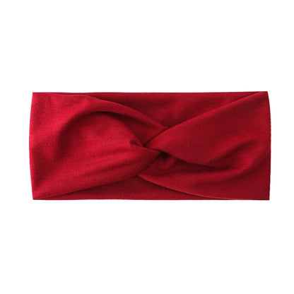 Pilates Elastic Hair Bands Yoga Headband Running Cycling Sweatband Turban Makeup Hair Hoop Makeup Headwrap Women