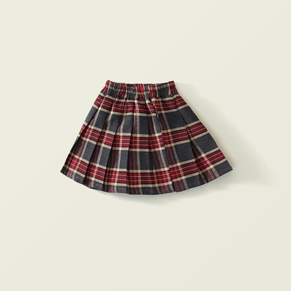 Summer Children Girls Pleated Skirts Elastic Waist Infant Babys Girls Skirts British Style Kids Girls Dress Casual Belle Skirts