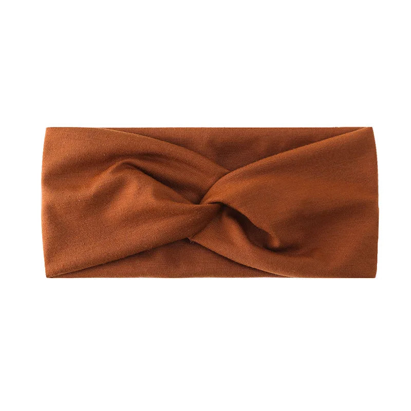 Pilates Elastic Hair Bands Yoga Headband Running Cycling Sweatband Turban Makeup Hair Hoop Makeup Headwrap Women