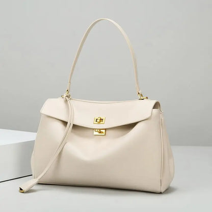 Woman Bags 2025 Luxury Brand Rodeo Spring Autumn Genuine Leather Women Totes Commute Gold Buckle Women Shoulder HandBags