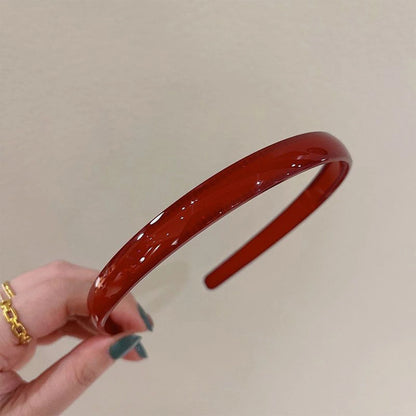 Plastic Translucent Hair Head Hoop Band Headband Women Hairband for girls Non-slip Tooth Hair Bands Headwear Hair Accessories