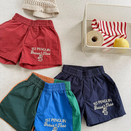 6093 Children's Pants 2025 Summer New Korean Quick-drying Shorts for Girls and Boys 1-7Year Kid's Shorts
