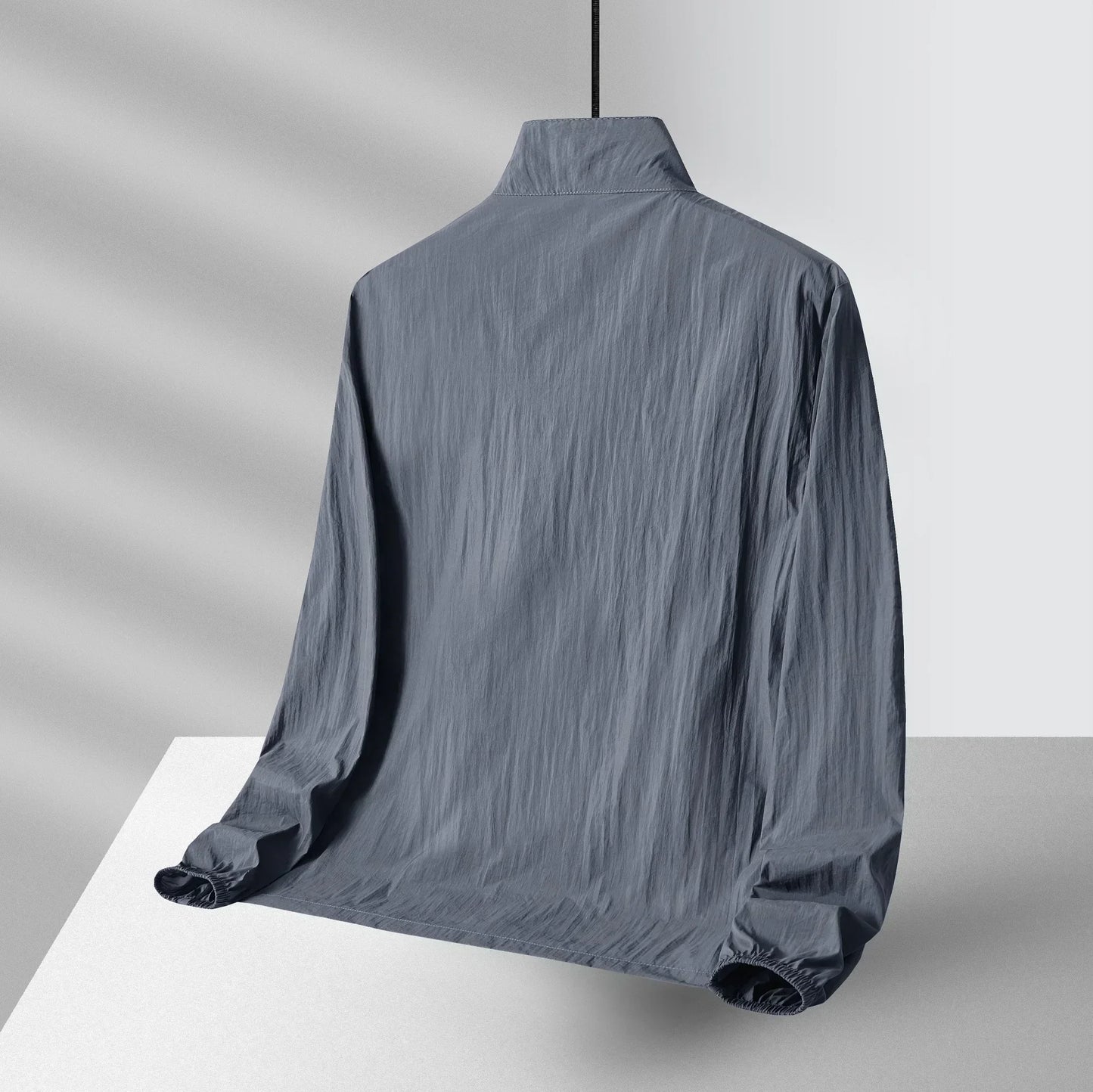 Summer Men's Sun Protection Casual Breathable Sports Windproof Water Resistant Ultrathin Jacket Outdoor Fishing Skin Clothing