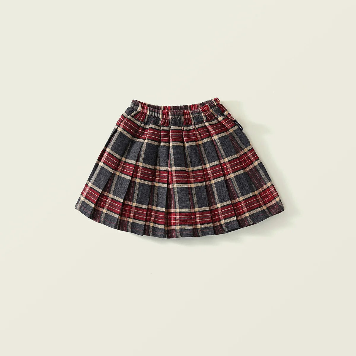 Summer Children Girls Pleated Skirts Elastic Waist Infant Babys Girls Skirts British Style Kids Girls Dress Casual Belle Skirts