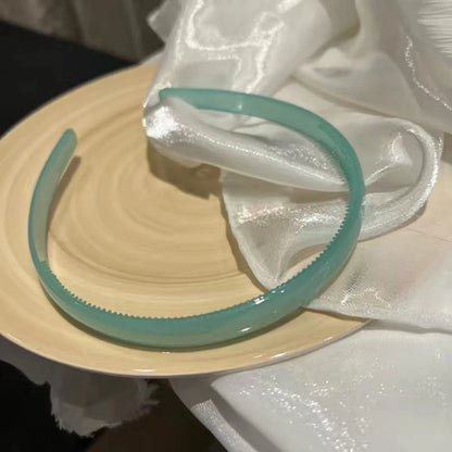 Plastic Translucent Hair Head Hoop Band Headband Women Hairband for girls Non-slip Tooth Hair Bands Headwear Hair Accessories