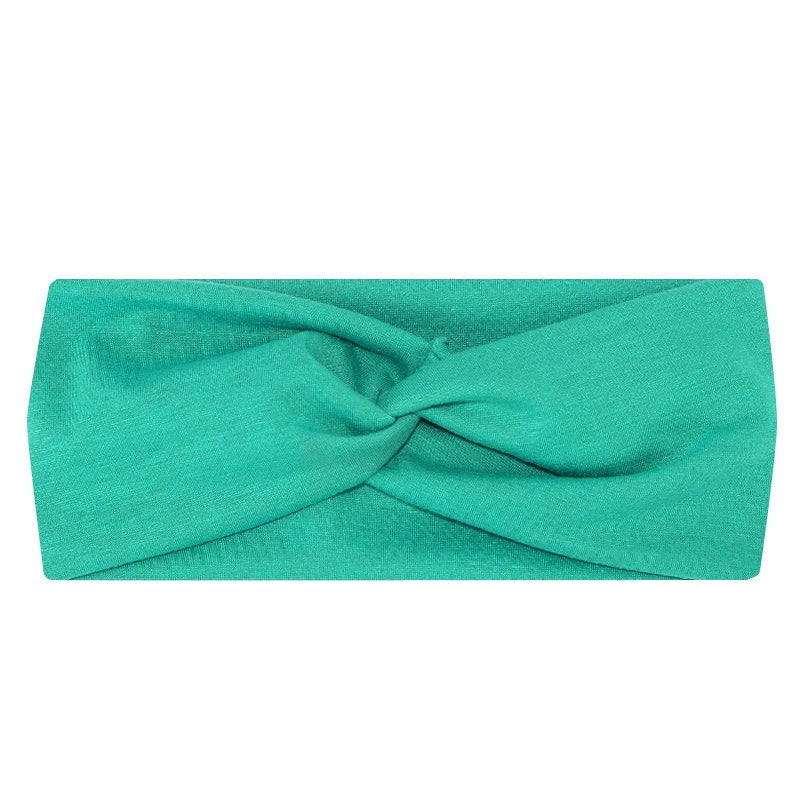 Pilates Elastic Hair Bands Yoga Headband Running Cycling Sweatband Turban Makeup Hair Hoop Makeup Headwrap Women