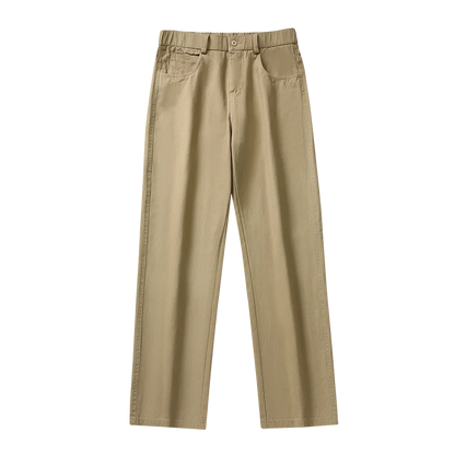 2025 Spring Summer New 190cm Big Tall Boy Extended Pants Man 115cm Pant Length Large Size Cotton Straight Leg Casual Pants