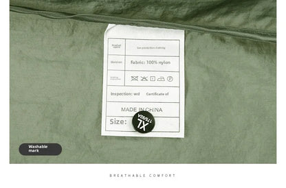 2025 sunscreen clothing men's summer jacket thin breathable fishing skin suit men's sunscreen clothing