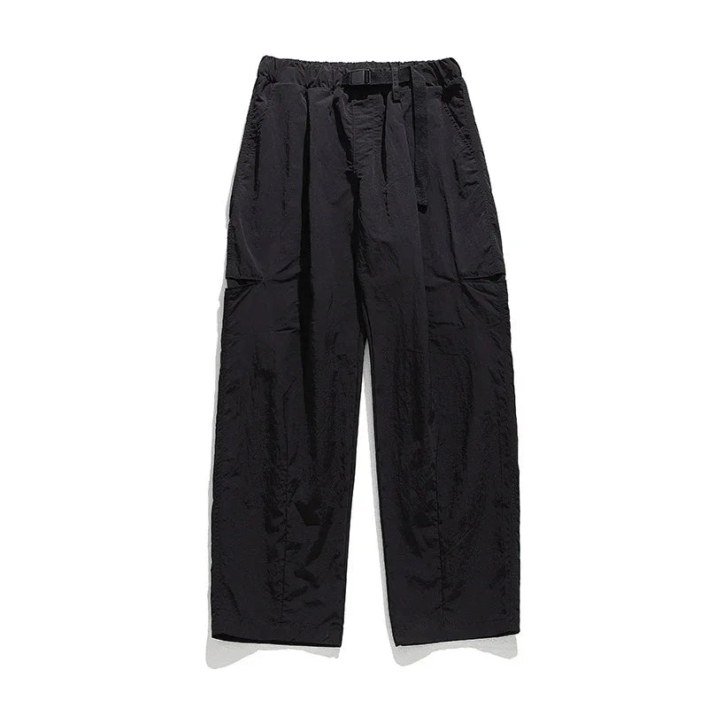 TFETTERS Autumn Cargo Pants Men 2025 100% Nylon Safari Style Solid Double Side Pockets Men Pants Outdoors Tourism Men Clothes