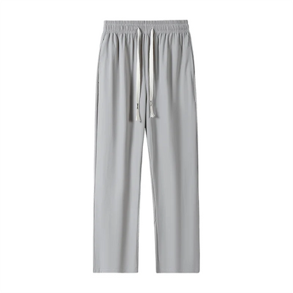 Extra Long 120cm Lce Silk Men's Pants Summer Thin 190 Tall Straight Leg Pants Men's Extended 115 Large Men's Pants