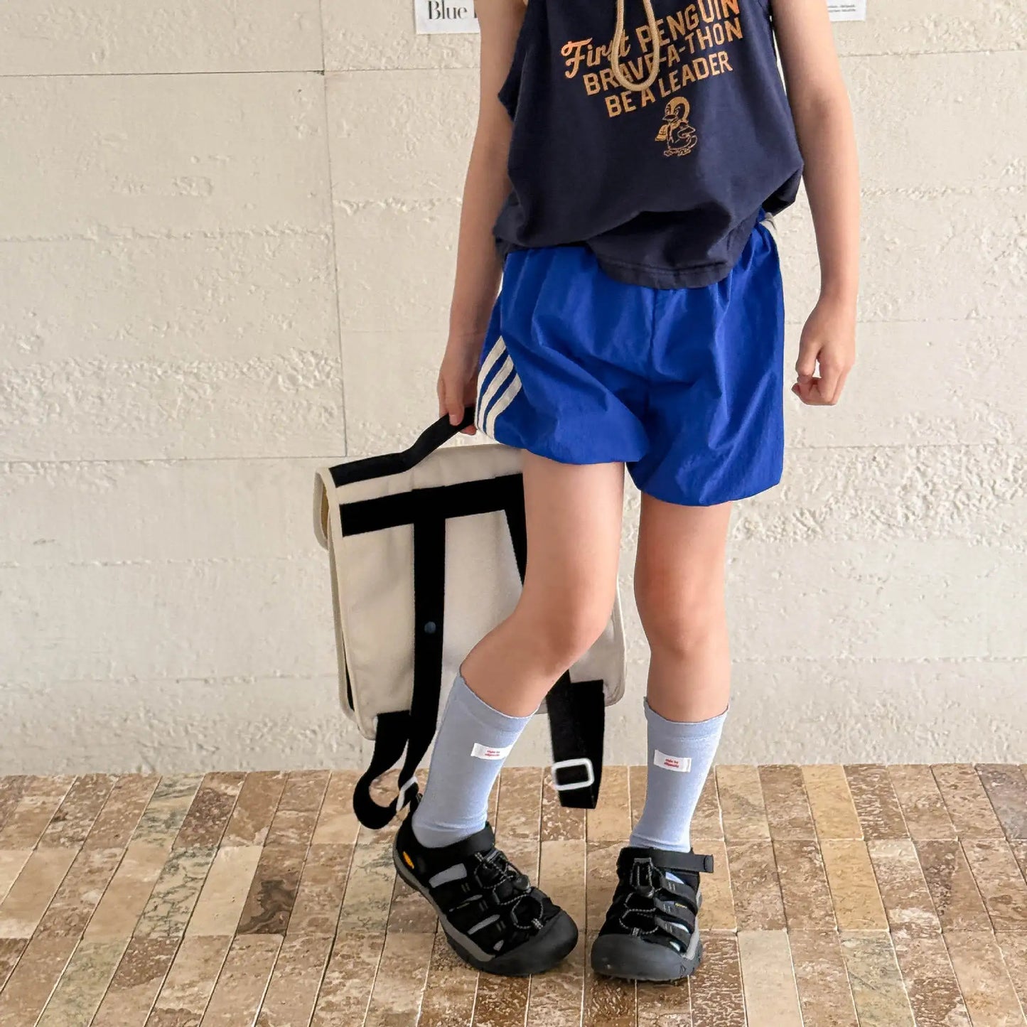 2025 Summer New Children Loose Shorts Girls Striped Shorts Cotton Breathable Boys Casual Pants Fashion Kids Clothes