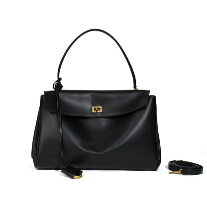 Woman Bags 2025 Luxury Brand Rodeo Spring Autumn Genuine Leather Women Totes Commute Gold Buckle Women Shoulder HandBags
