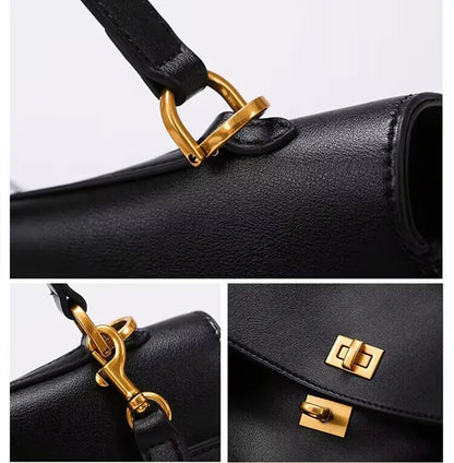 Woman Bags 2025 Luxury Brand Rodeo Spring Autumn Genuine Leather Women Totes Commute Gold Buckle Women Shoulder HandBags