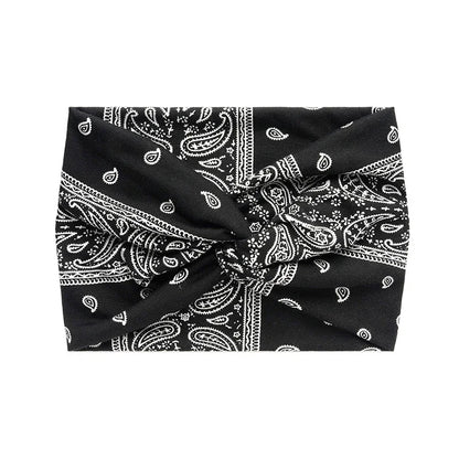 Boho Style Wide Headbands For Women Extra Large Turban Workout Headband Fashion Yoga Hair Bands Twisted Thick Hair Accessories
