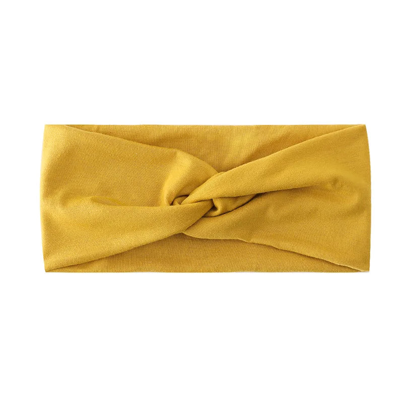 Pilates Elastic Hair Bands Yoga Headband Running Cycling Sweatband Turban Makeup Hair Hoop Makeup Headwrap Women