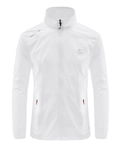 Summer Men's Sun Protection Casual Breathable Sports Windproof Water Resistant Ultrathin Jacket Outdoor Fishing Skin Clothing
