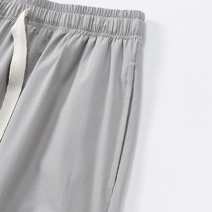 Extra Long 120cm Lce Silk Men's Pants Summer Thin 190 Tall Straight Leg Pants Men's Extended 115 Large Men's Pants